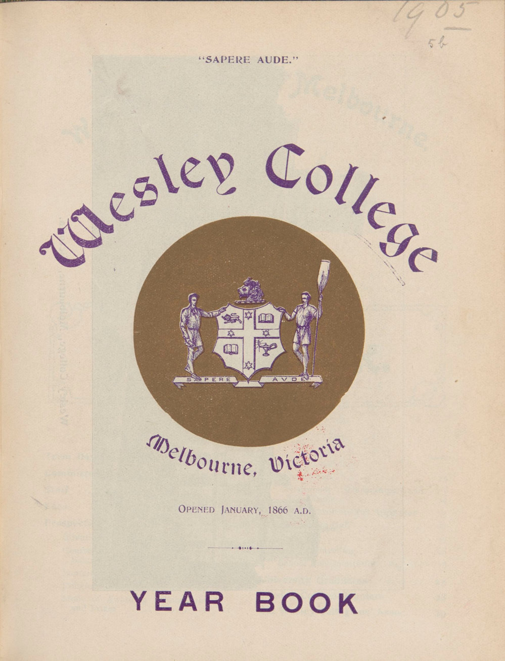 Year Book 1905