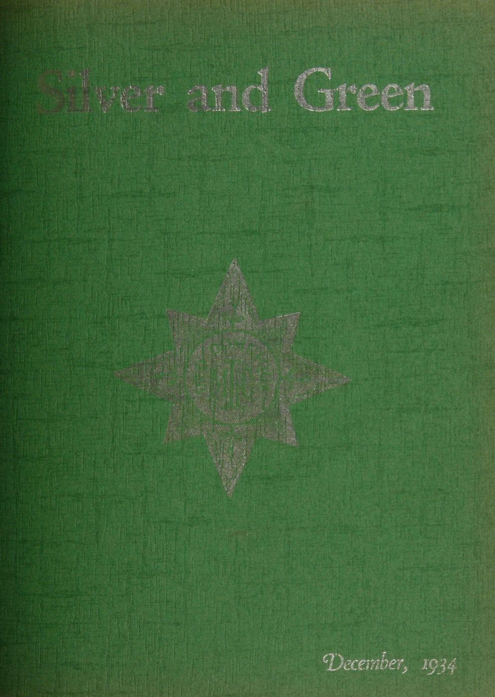 Silver and Green, 1934 December
