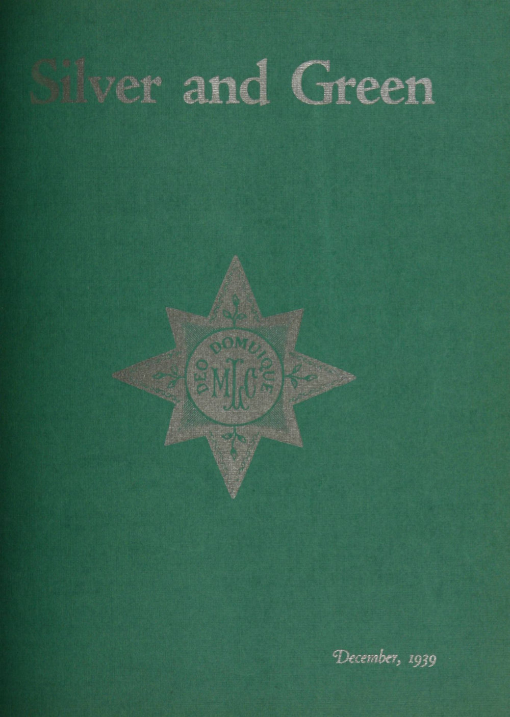 Silver and Green, 1939 December