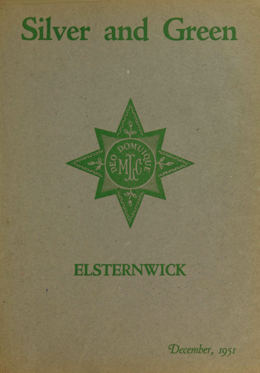 Silver and Green, 1951 December