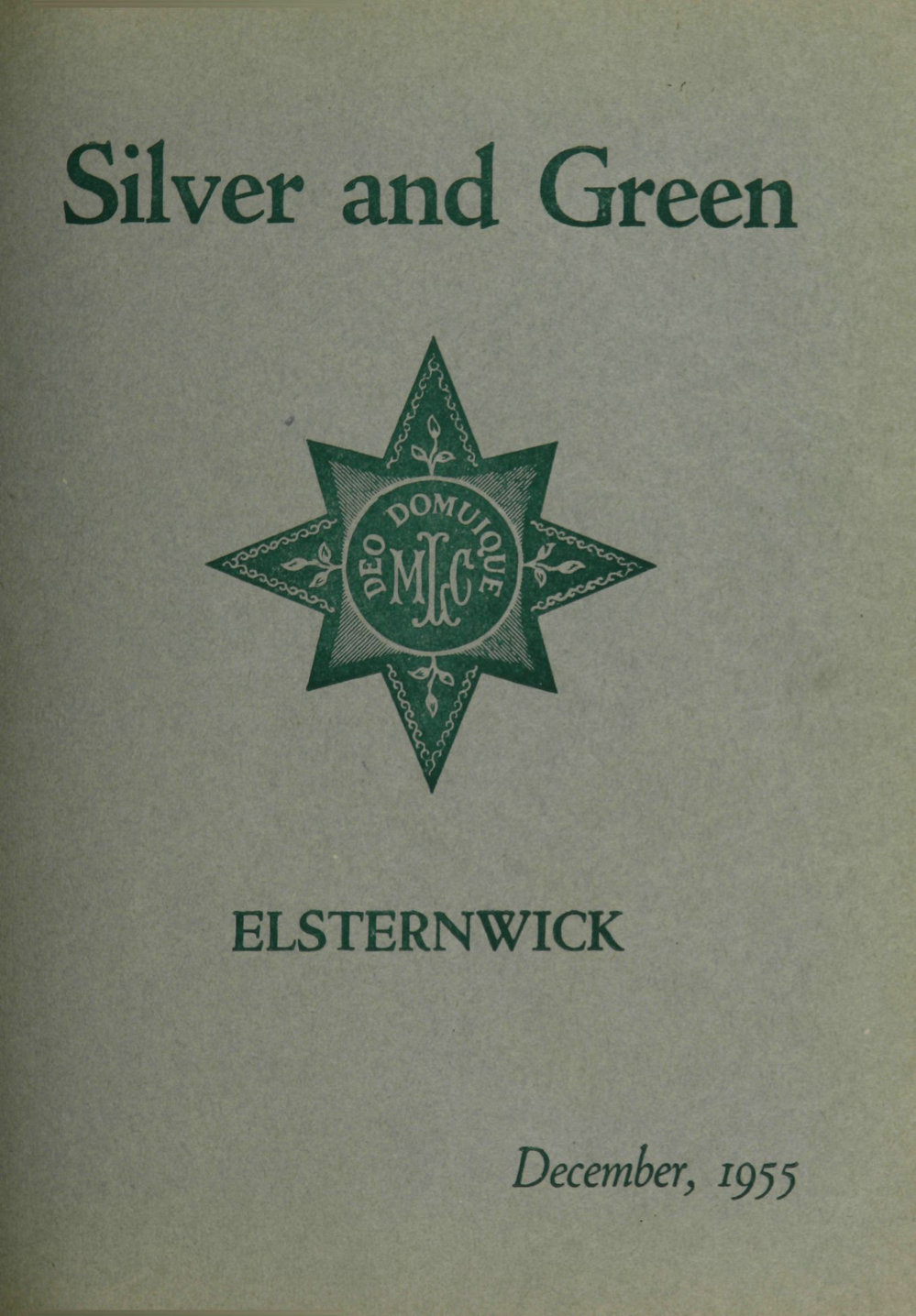 Silver and Green, 1955 December