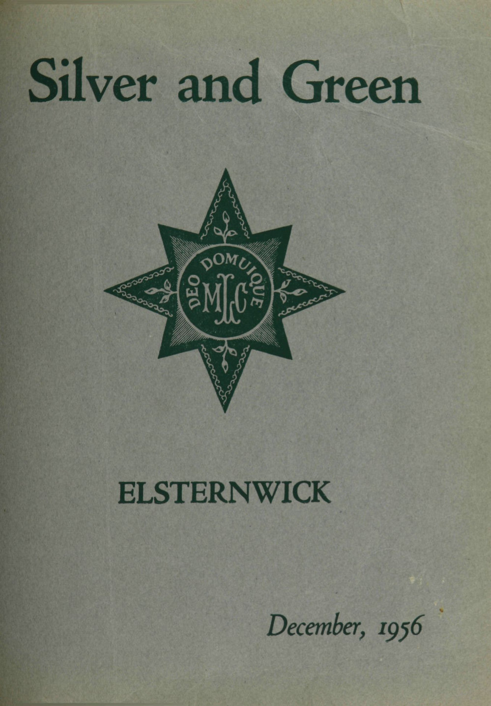 Silver and Green, 1956 December