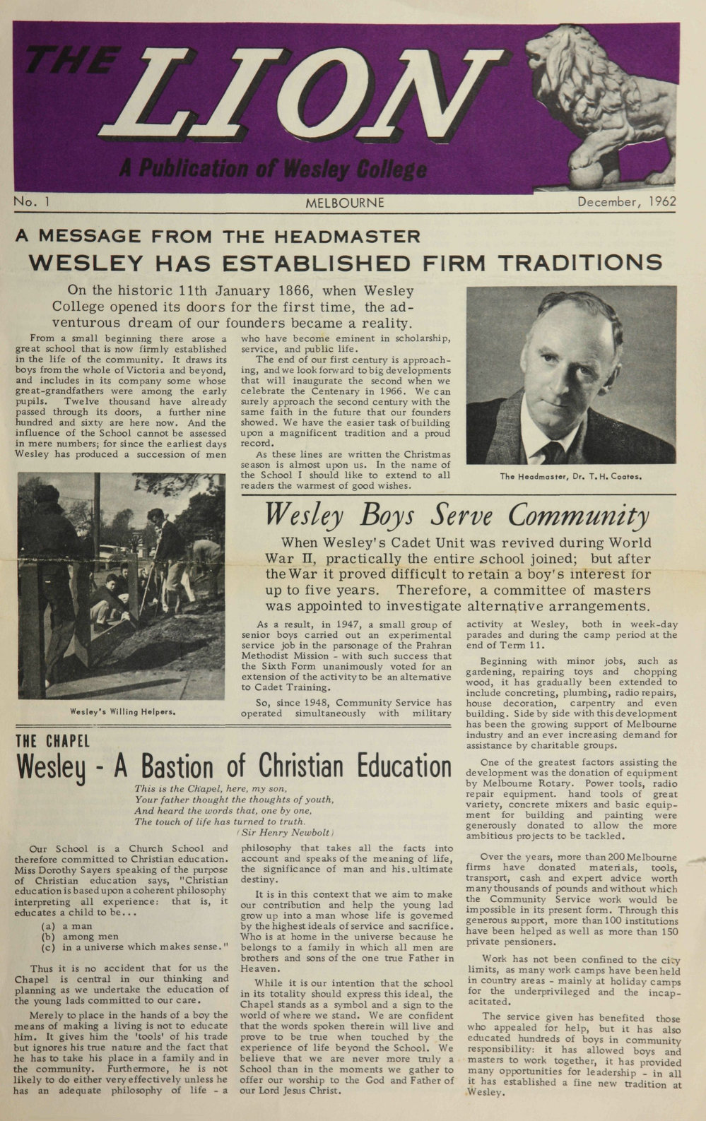 The Lion - December 1962