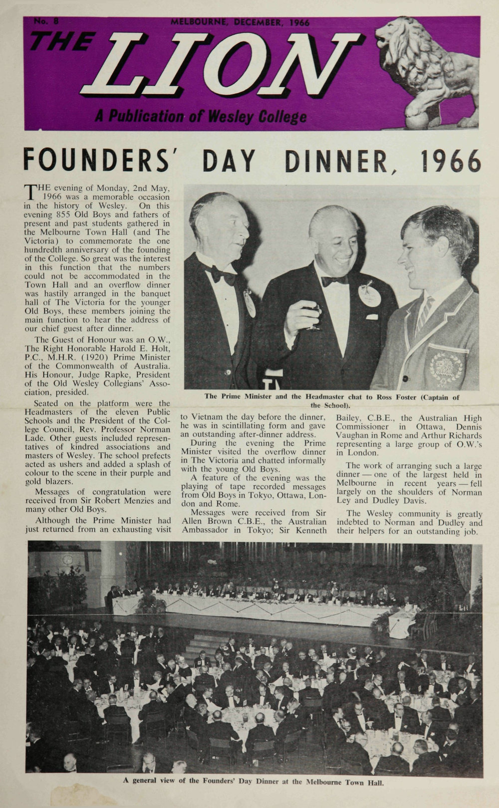 The Lion - December 1966