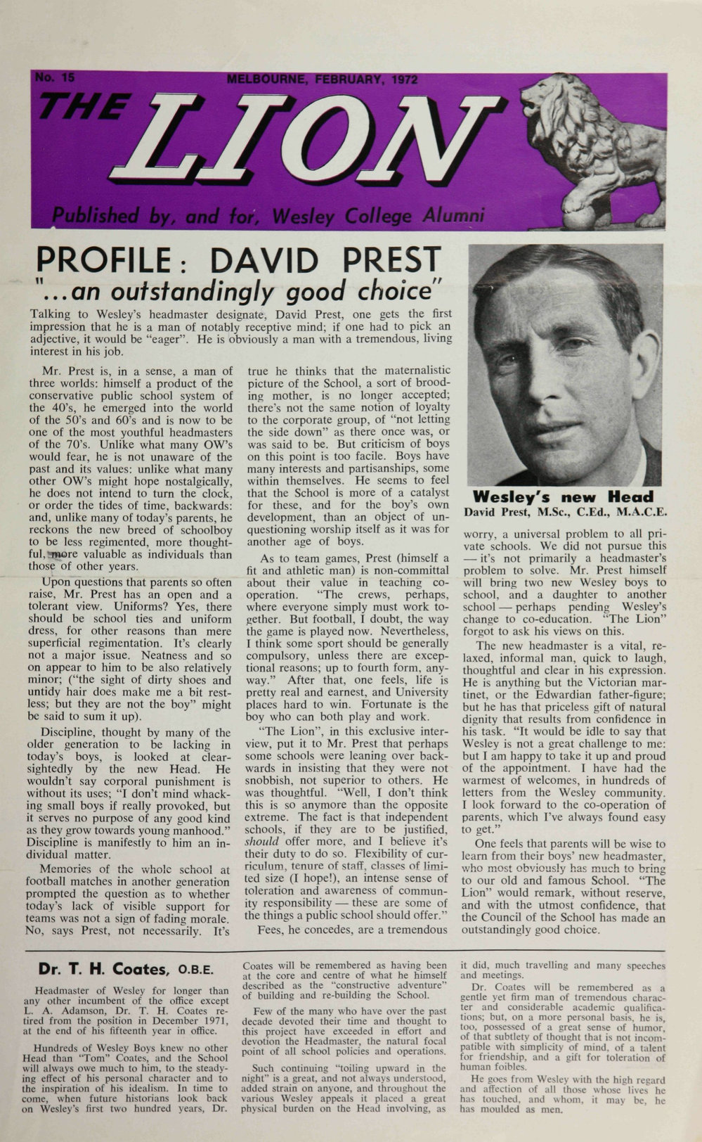 The Lion - February 1972