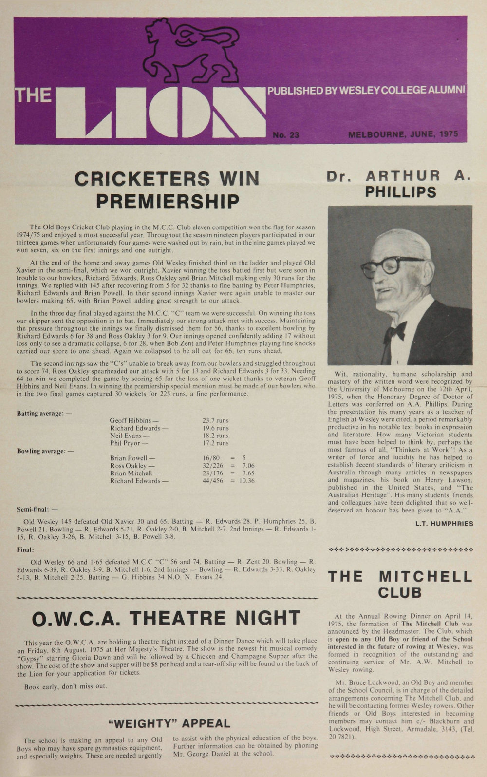 The Lion - June 1975