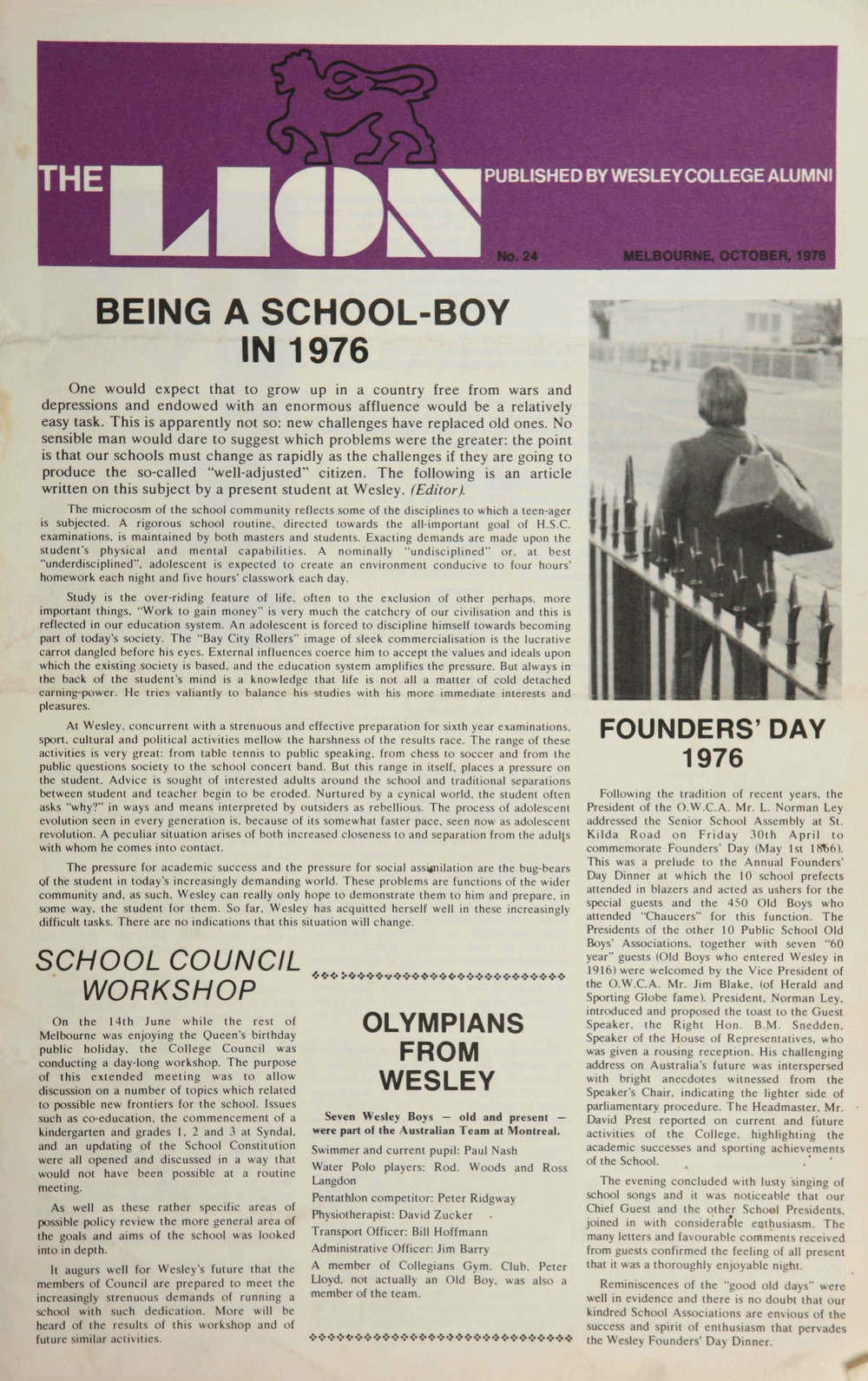 The Lion - October 1976