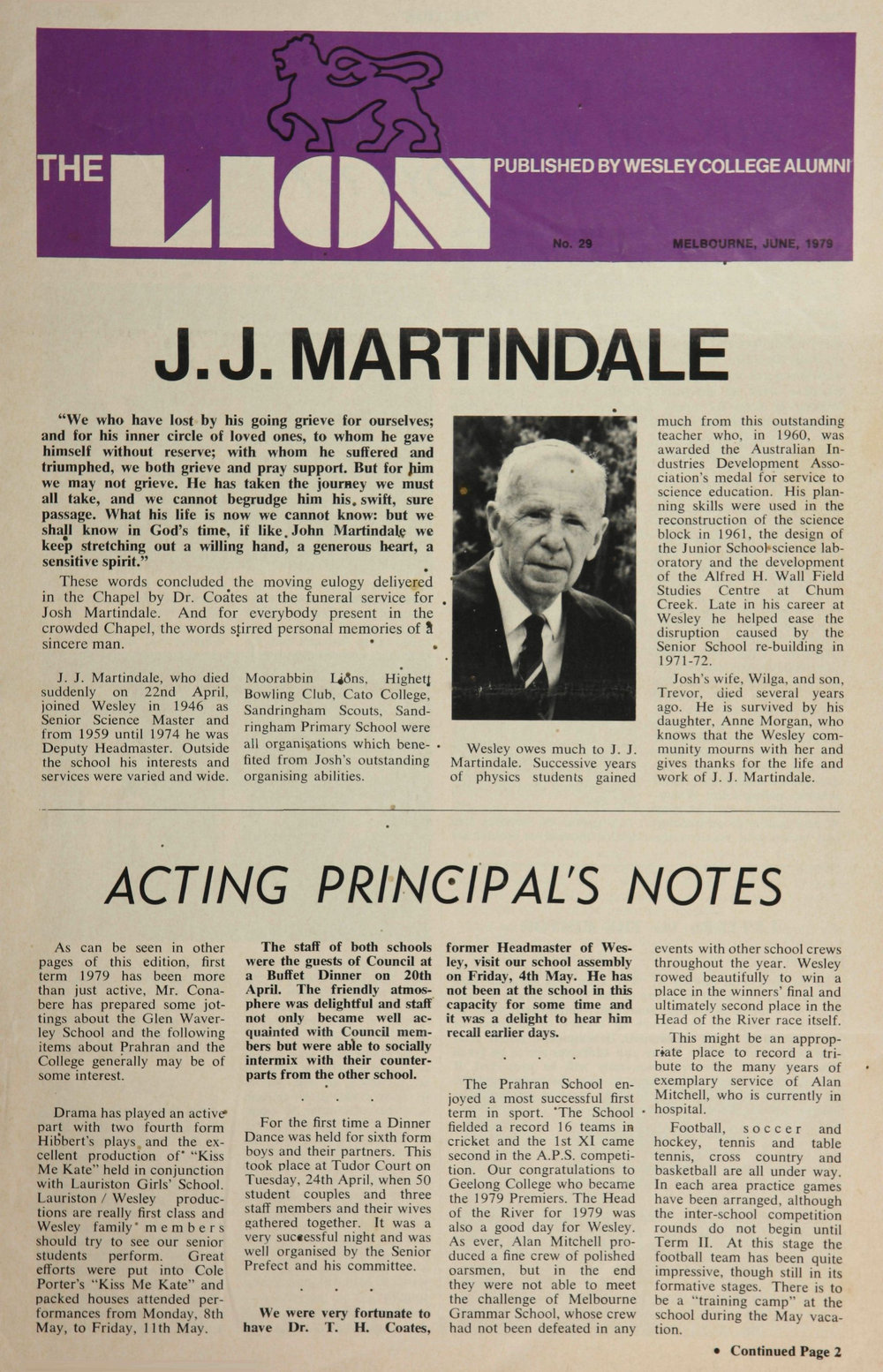 The Lion - June 1979