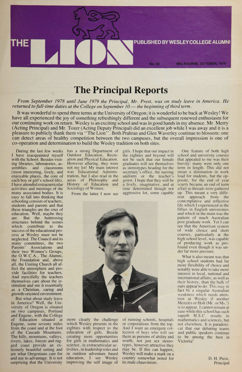 The Lion - October 1979