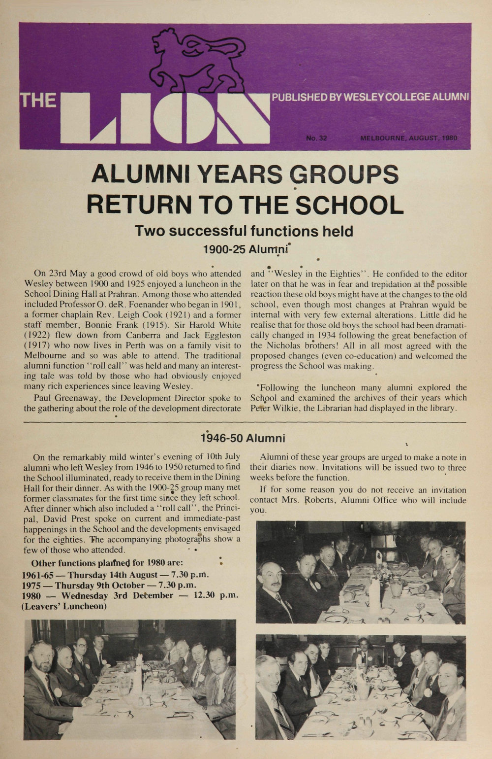 The Lion - August 1980