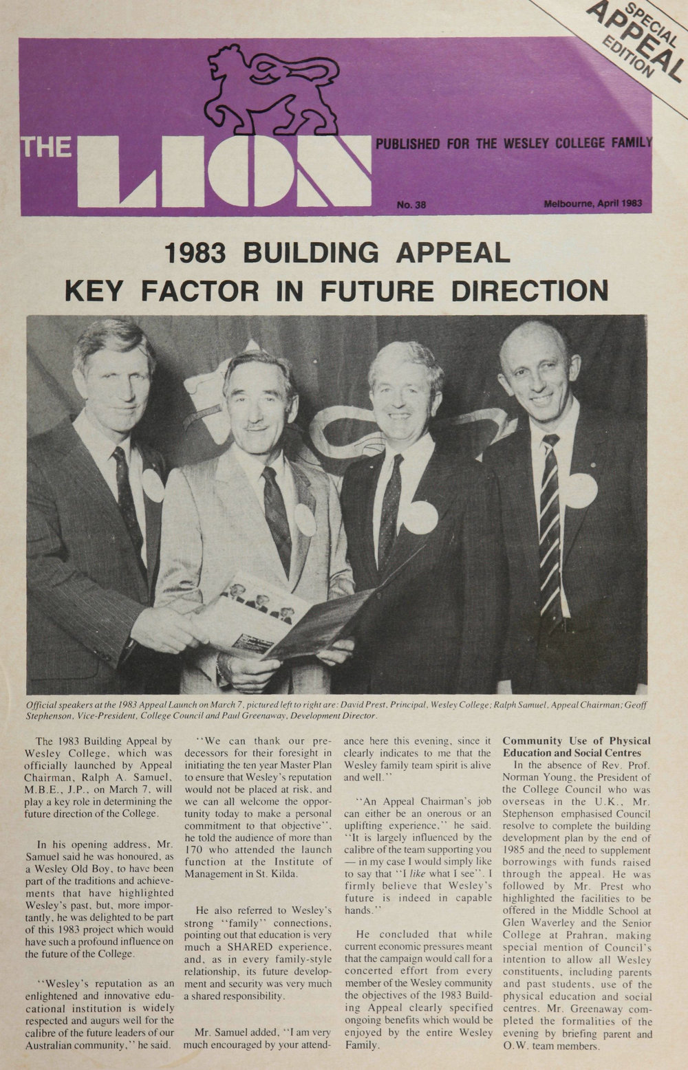 The Lion - April 1983