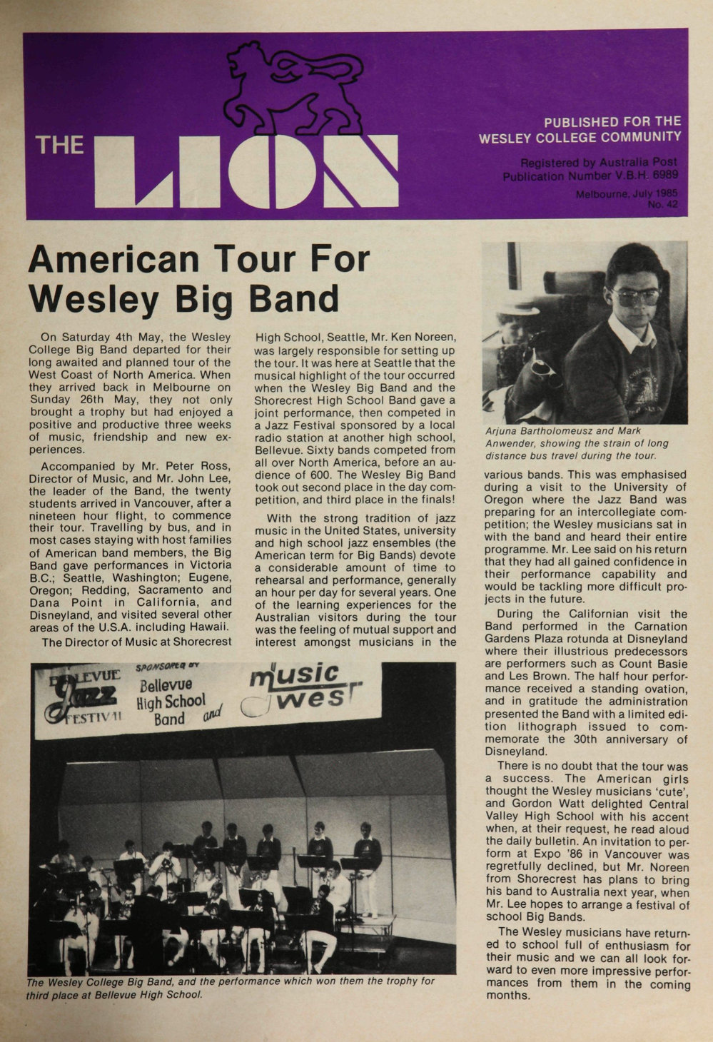 The Lion - July 1985