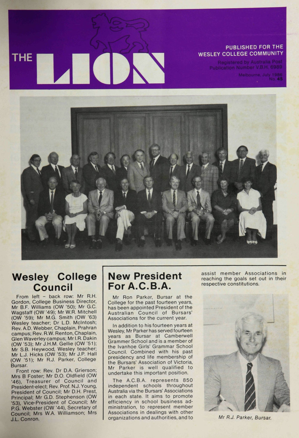 The Lion - July 1986