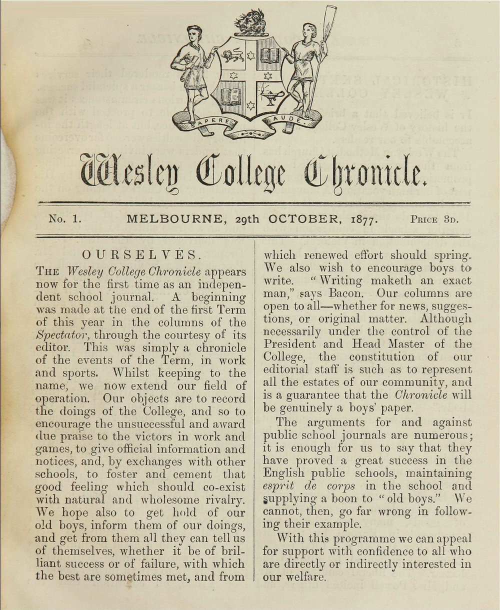 Chronicle 1877 No_001 October