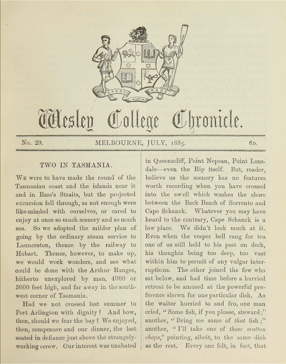Chronicle 1885 No_029 July
