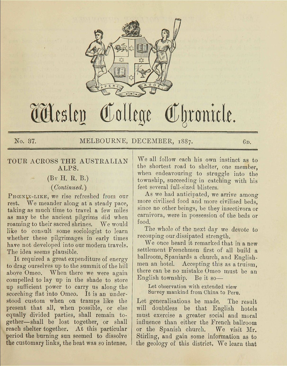Chronicle 1887 No_037 December