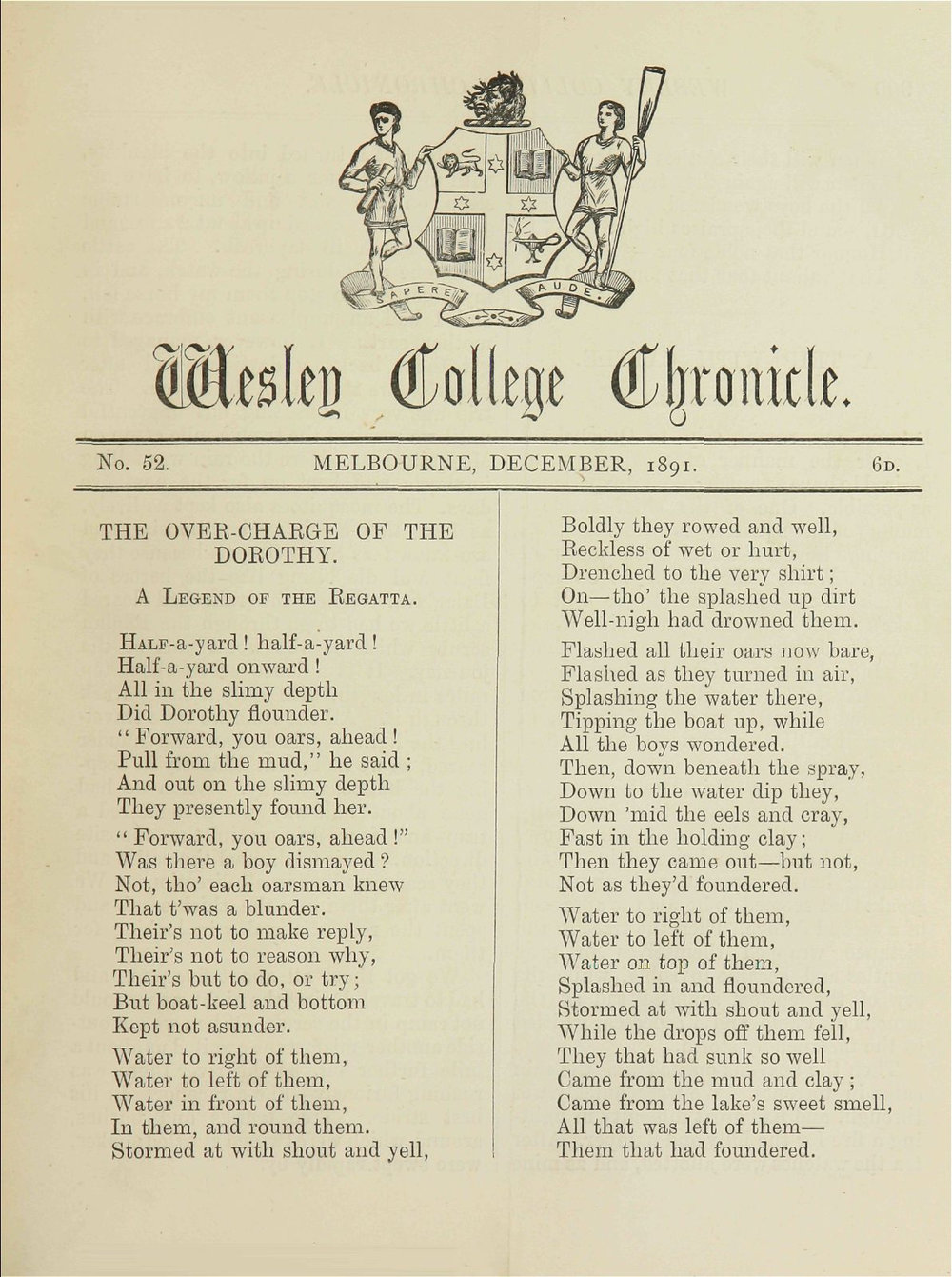 Chronicle 1891 No_052 December