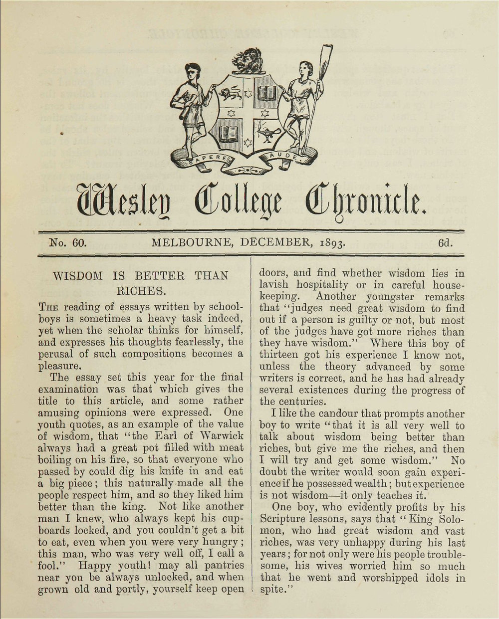 Chronicle 1893 No_060 December