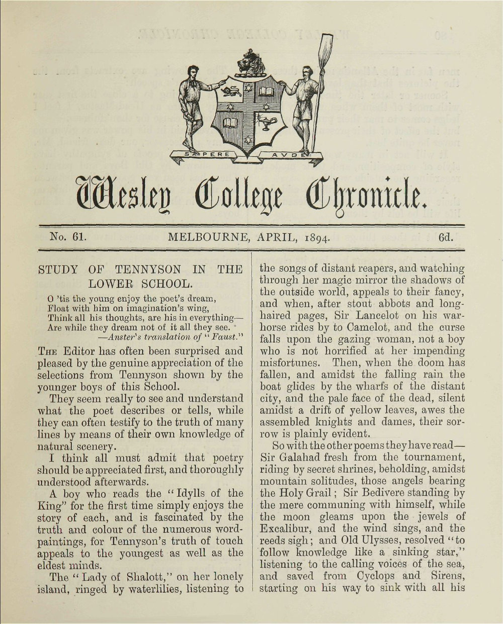 Chronicle 1894 No_061 April