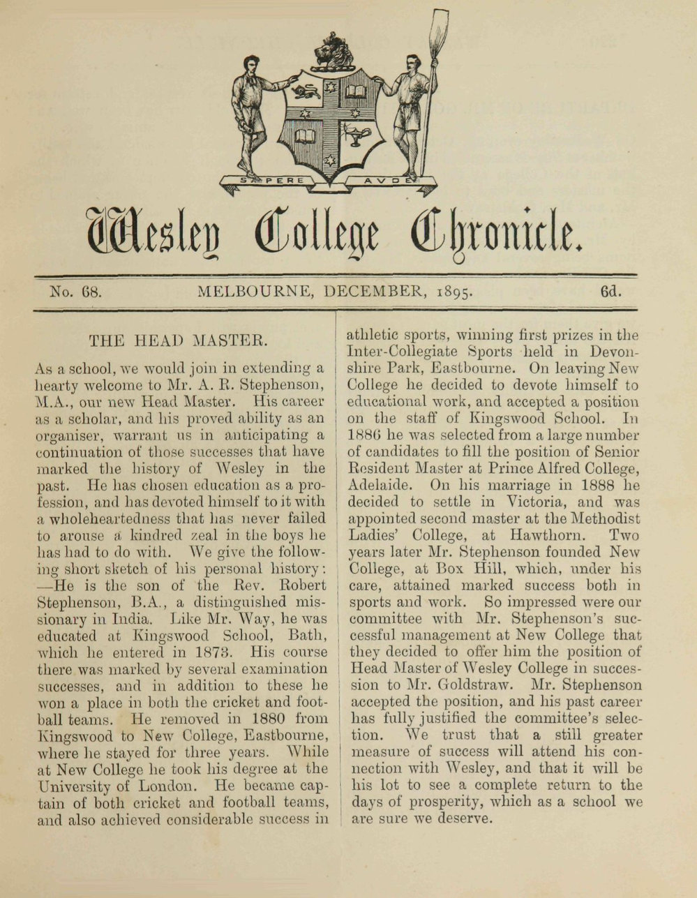 Chronicle 1895 No_068 December