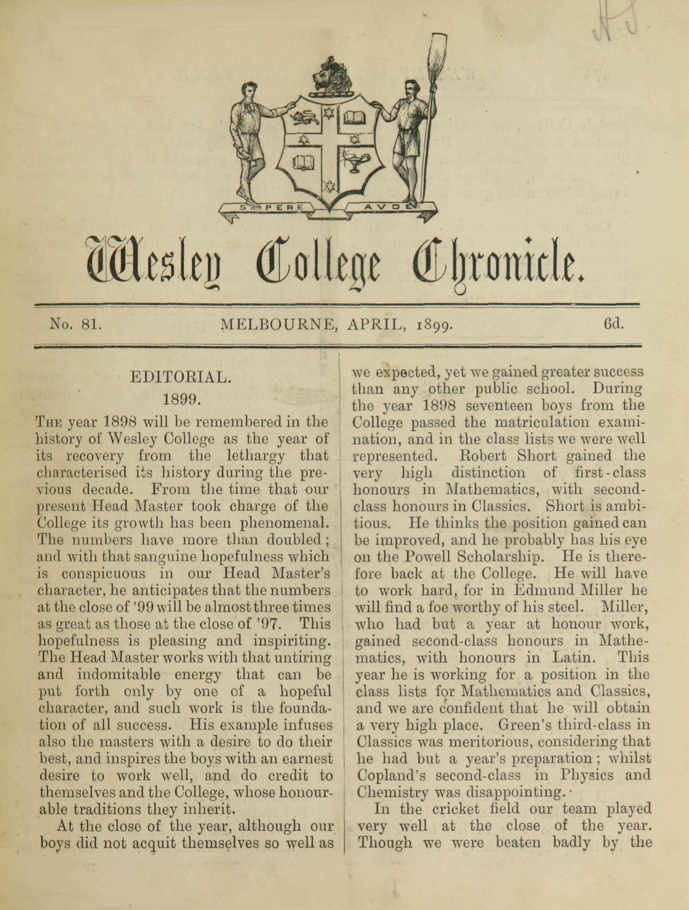Chronicle 1899 No_081 April