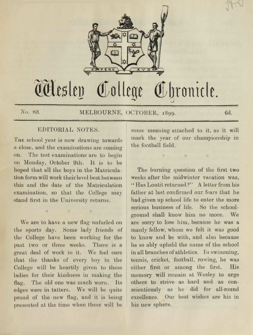 Chronicle 1899 No_083 October
