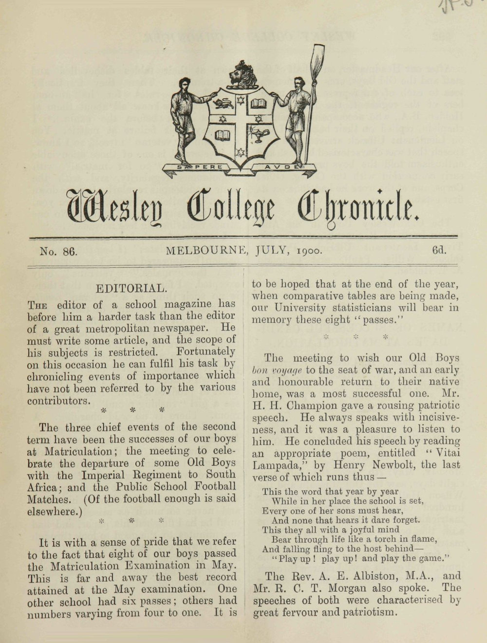 Chronicle 1900 No_086 July