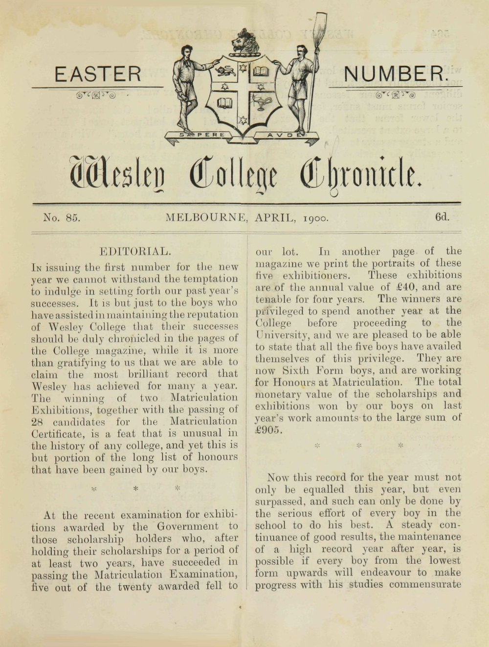 Chronicle 1900 No_085 April