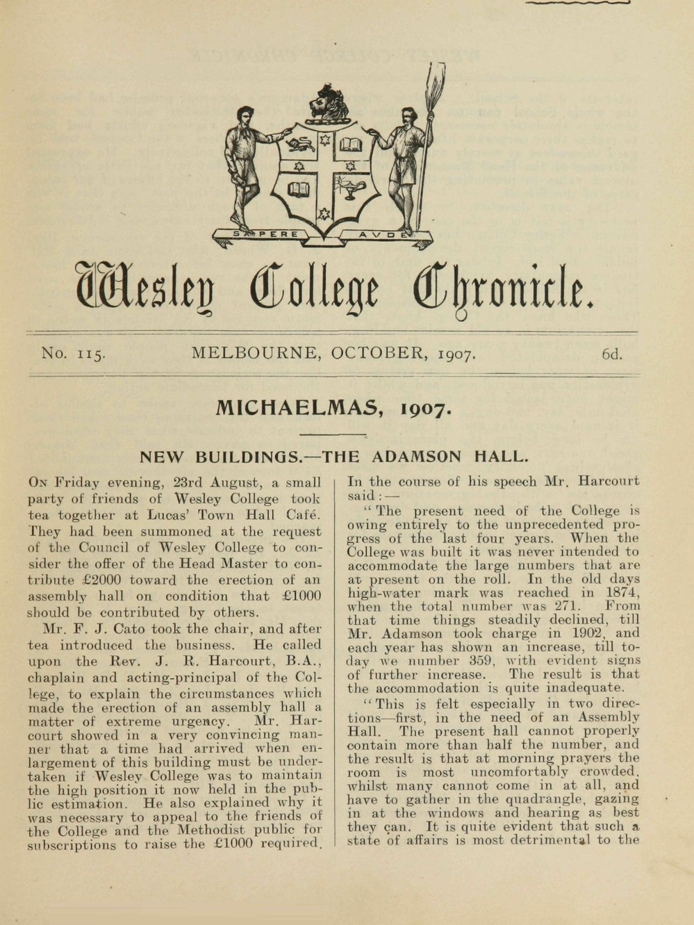 Chronicle 1907 No_115 October