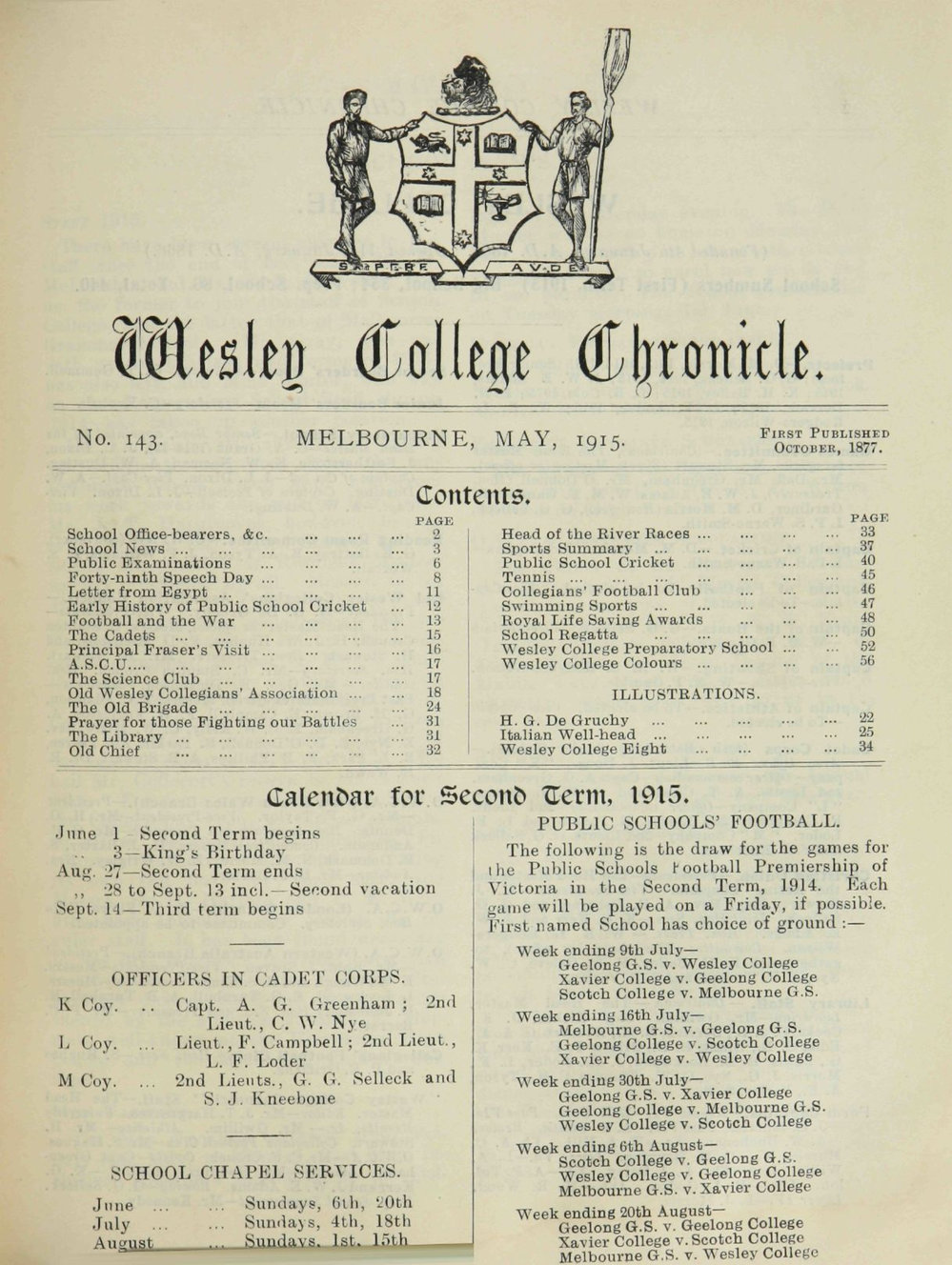 Chronicle 1915 No_143 May