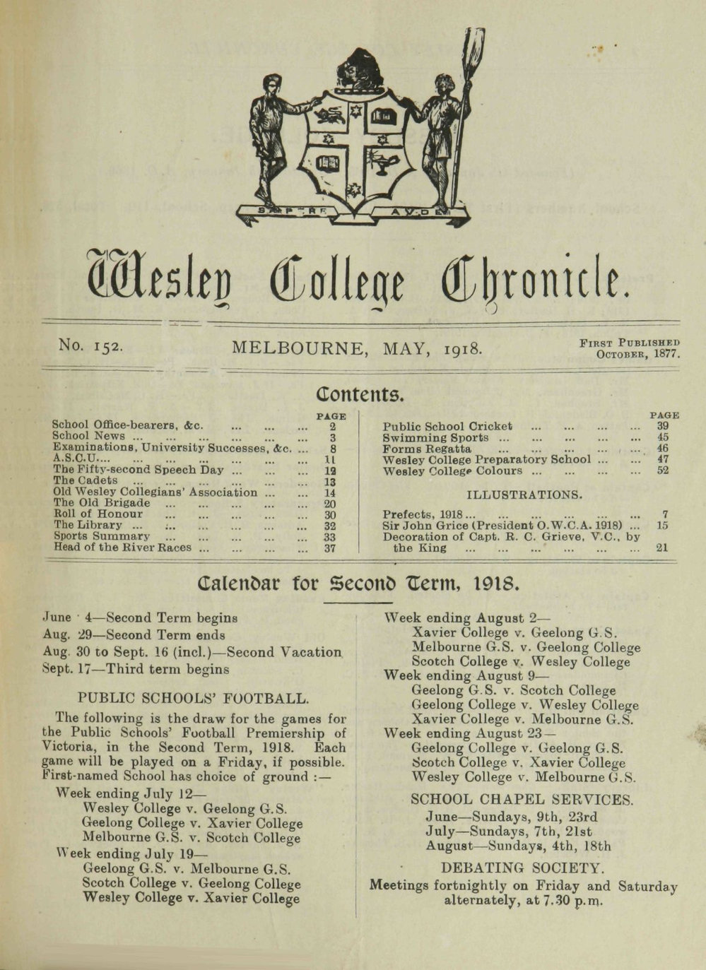 Chronicle 1918 No_152 May