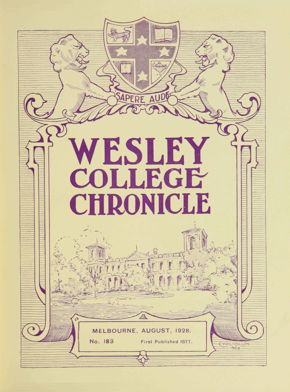 Chronicle 1928 No_184 December
