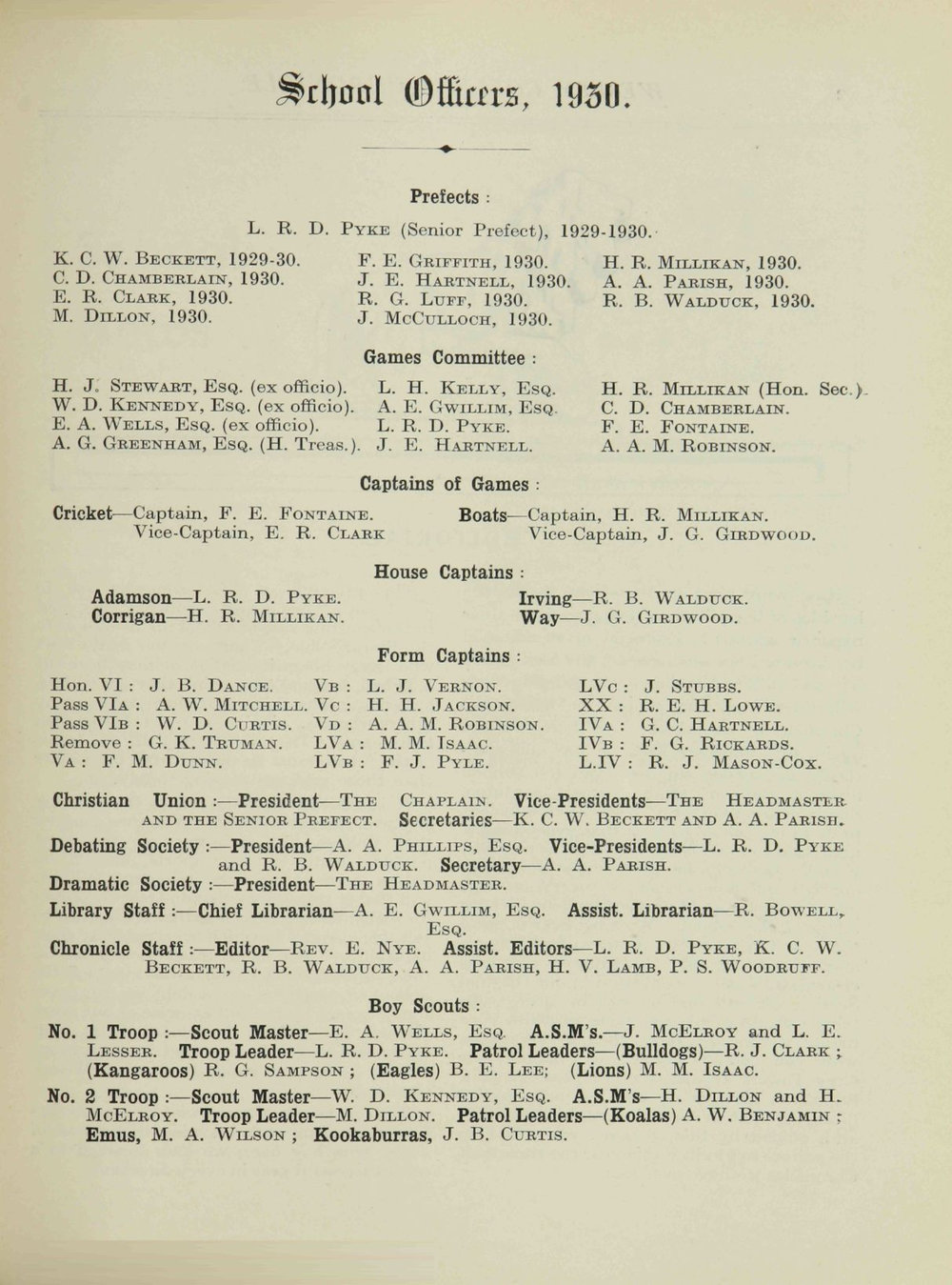 Chronicle 1930 No_188 May