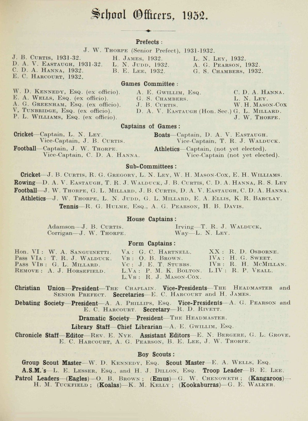Chronicle 1932 No_195 August