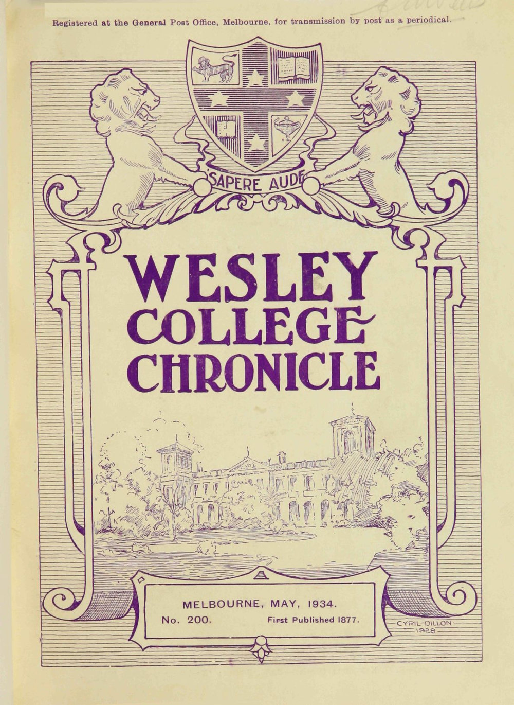 Chronicle 1934 No_200 May