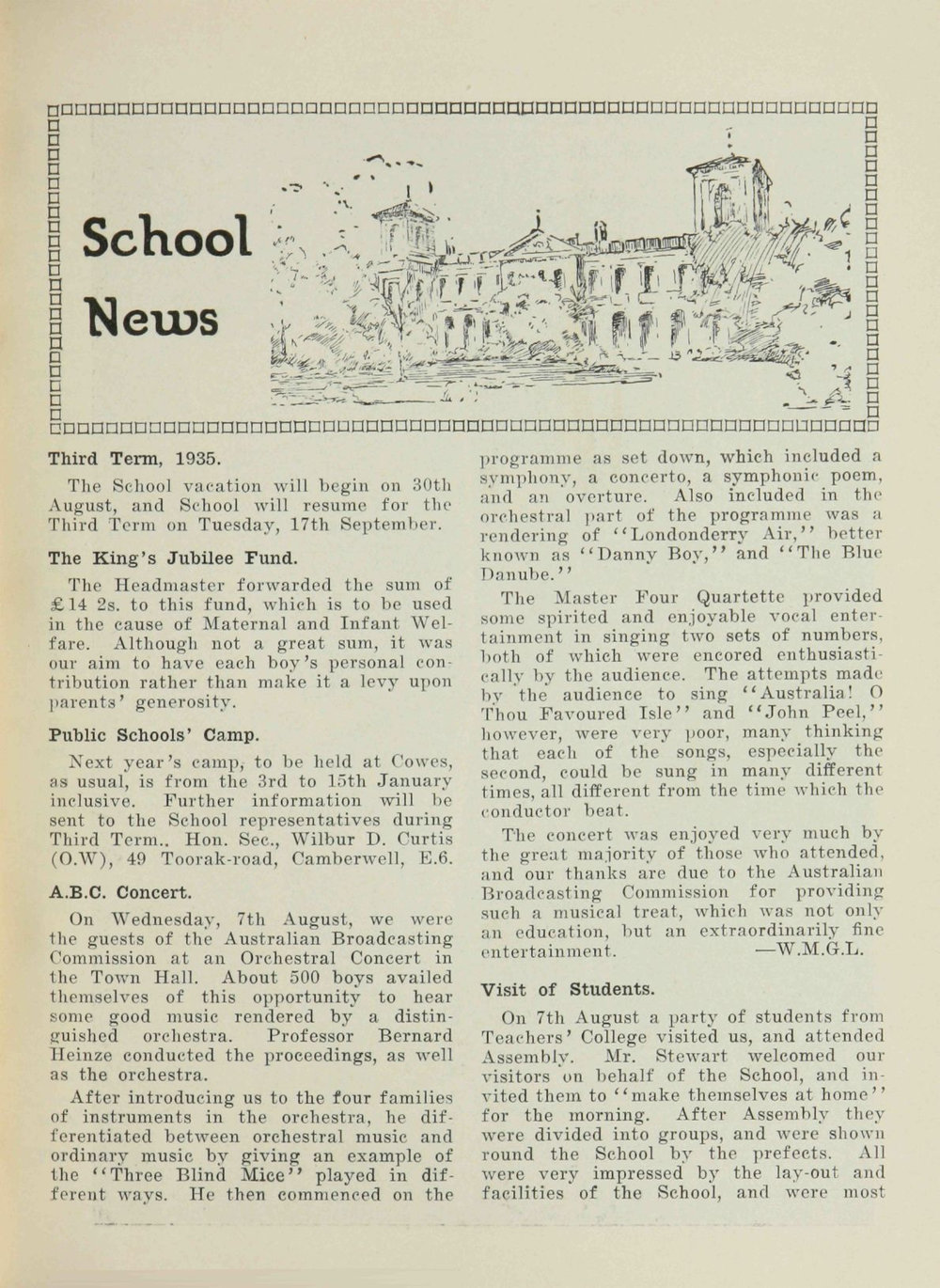 Chronicle 1934 No_201 August