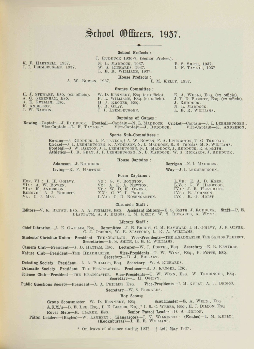 Chronicle 1937 No_210 August