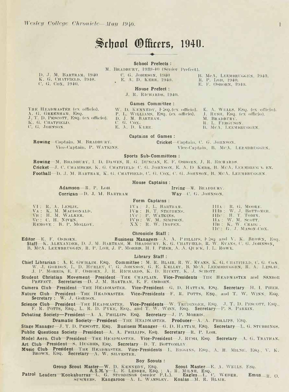 Chronicle 1940 No_218 May