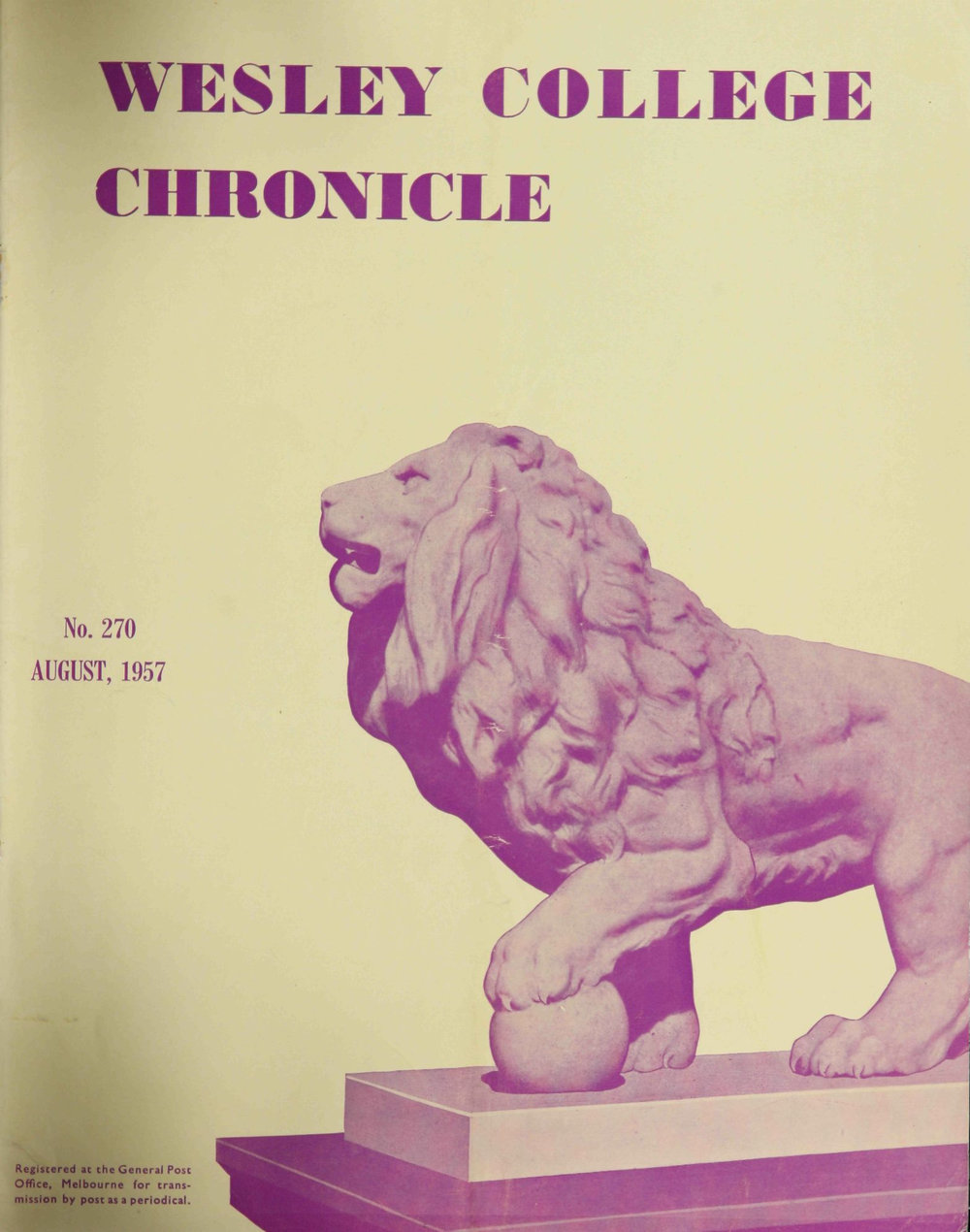 Chronicle 1957 No_270 August