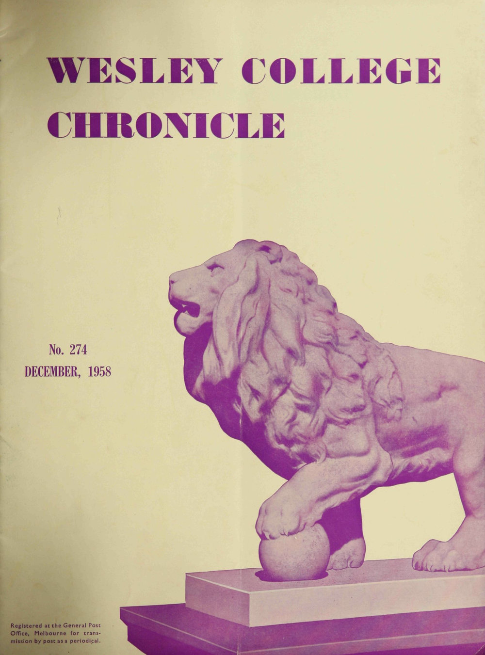 Chronicle 1958 No_274 December