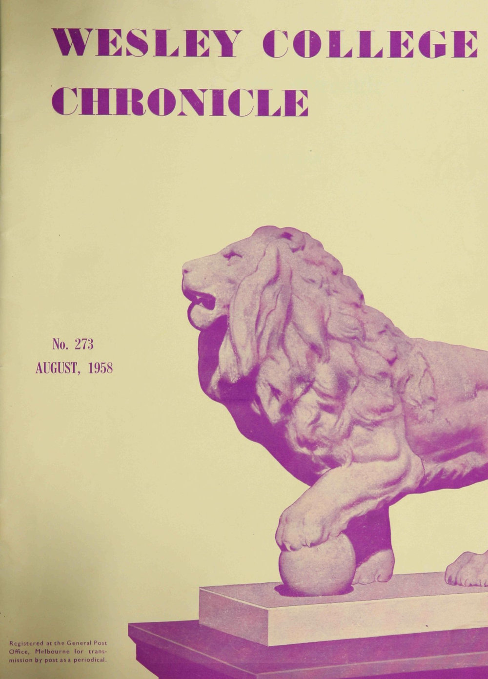 Chronicle 1958 No_273 August