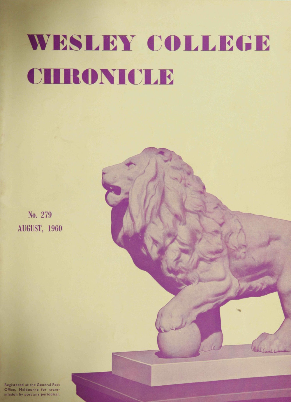 Chronicle 1960 No_279 August