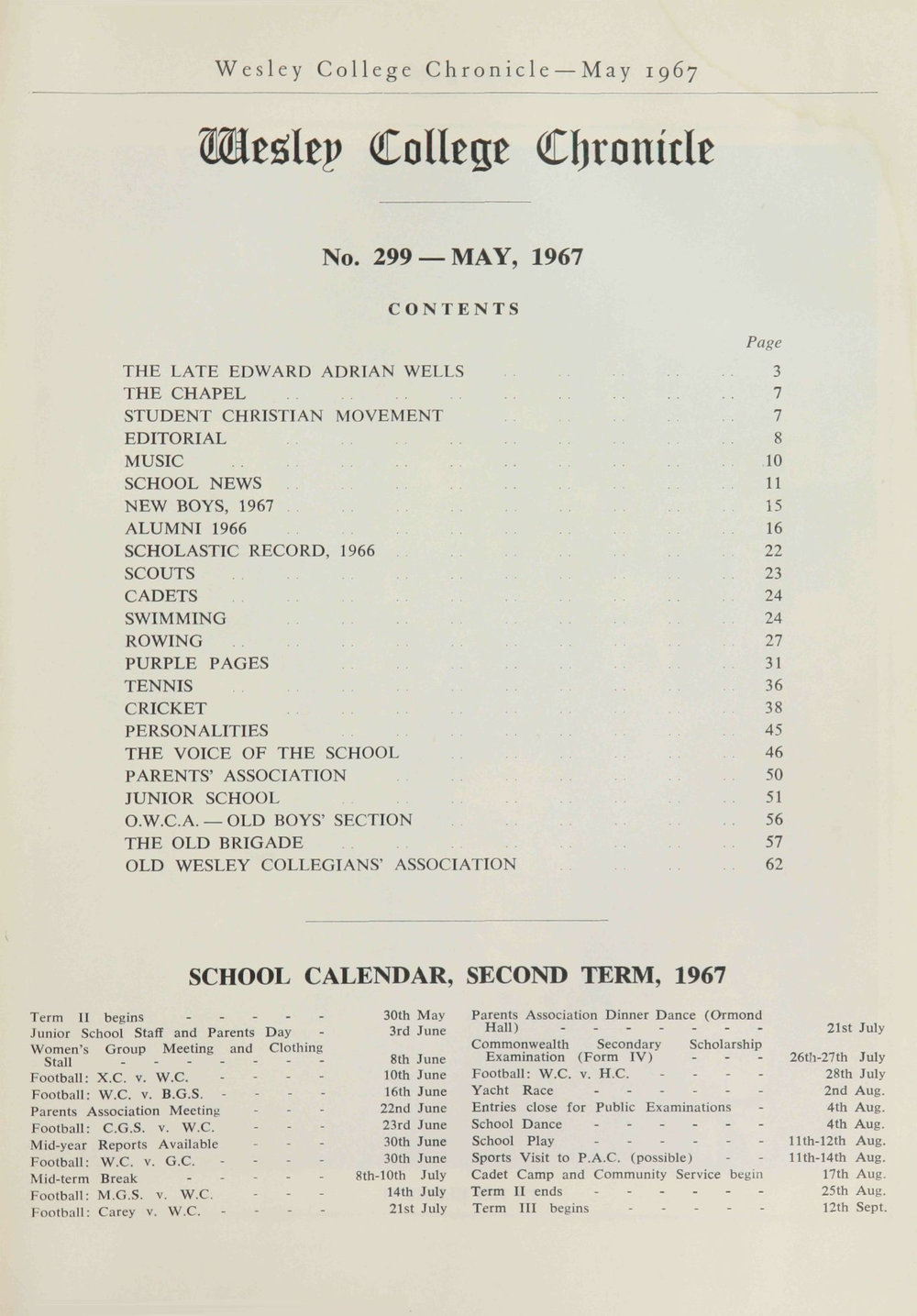 Chronicle 1967 No_299 May