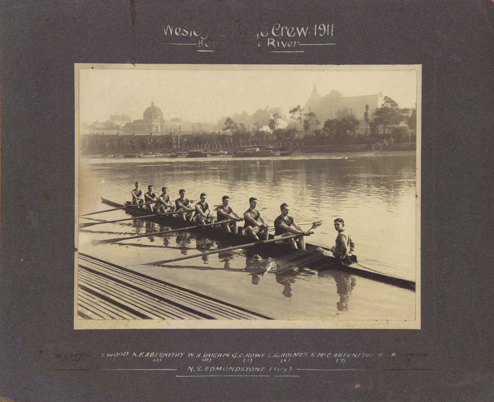 Wesley College Crew 1911 Head of the River