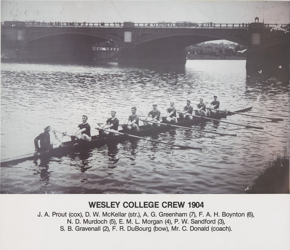 Wesley College Crew 1904