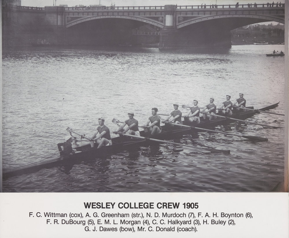Wesley College Crew 1905
