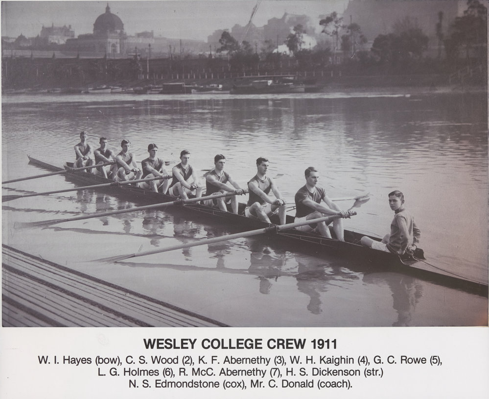 Wesley College Crew 1911