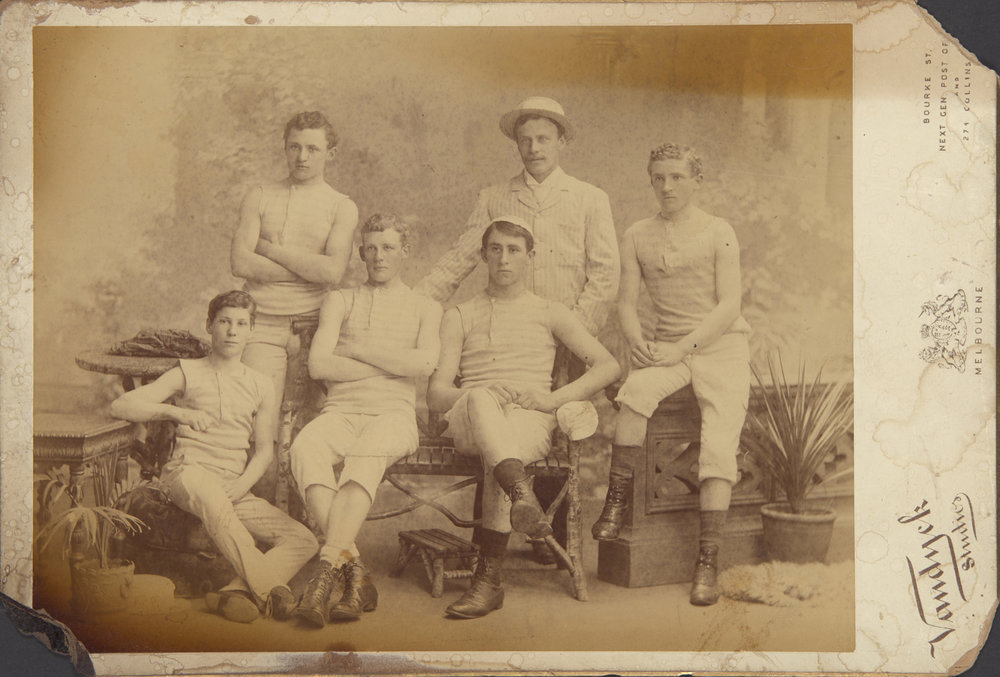 Rowing Second Crew 1890 winners of the Second Crews Race