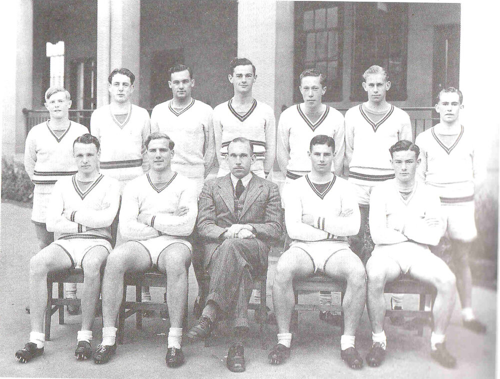 Athletics team 1945 with Lardy Pyke