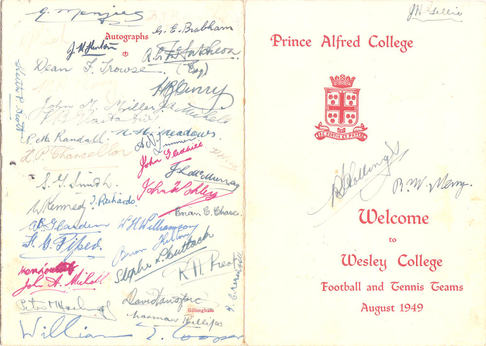 Prince Alfred College Welcome To Wesley